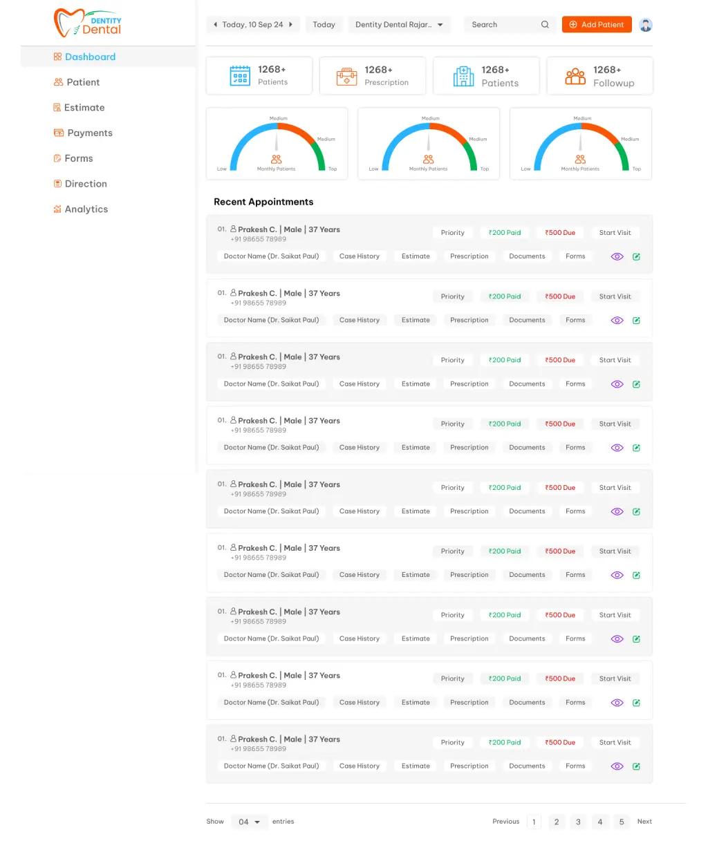  Doctor Clinic Management ERP Software