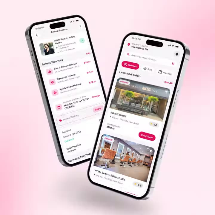Salon App Development